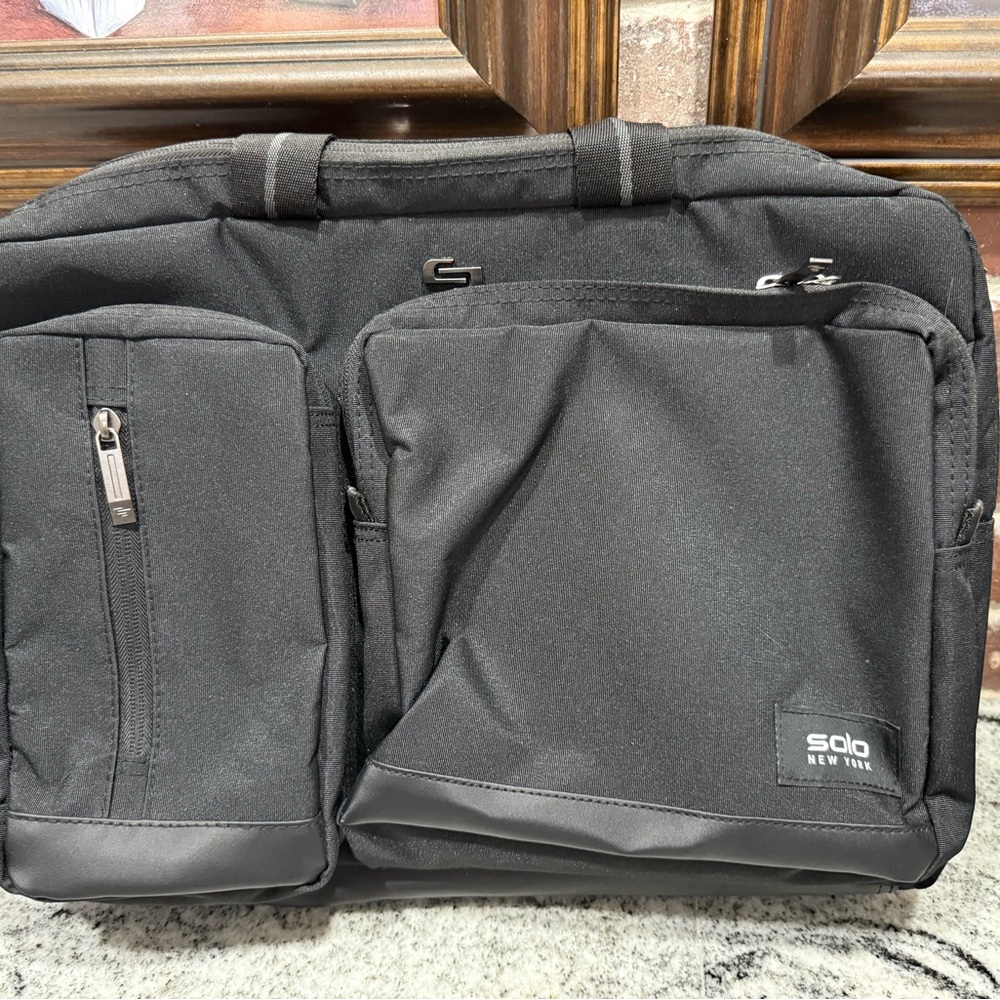 Solo New York Black Laptop Bag